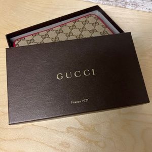 Gucci Canvas Long Zippy Wallet with box and COA